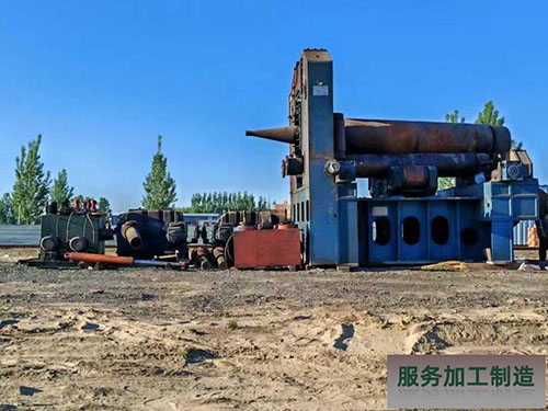 出售100X3000二手卷板机 华鲁锻压产 液压水平下调式